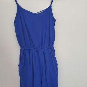 Royal blue romper
